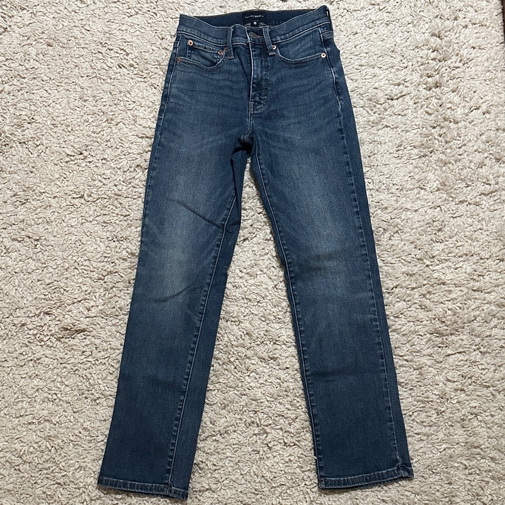 Lucky Brand “Zoe” Straight Leg, High Rise, Jeans